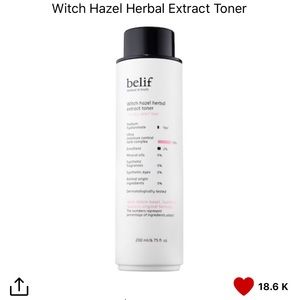 *Brand New* Belif Witch Hazel Herbal Extract Toner